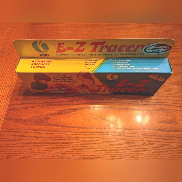 Vintage 1974 E-Z Tracer Drawing Set by K-Tel Retro Toys Rare - Picture 2 of 5